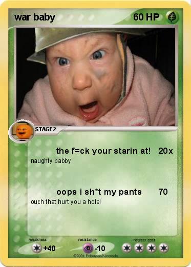 Pokemon war baby 