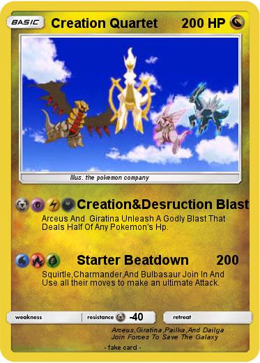 Pokemon Creation Quartet