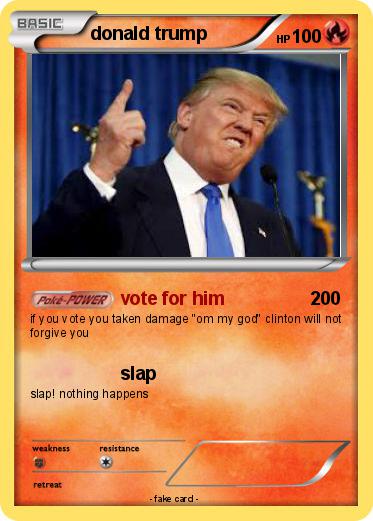 Pokemon donald trump