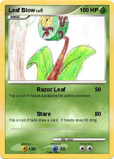 Pokemon Leaf Blow