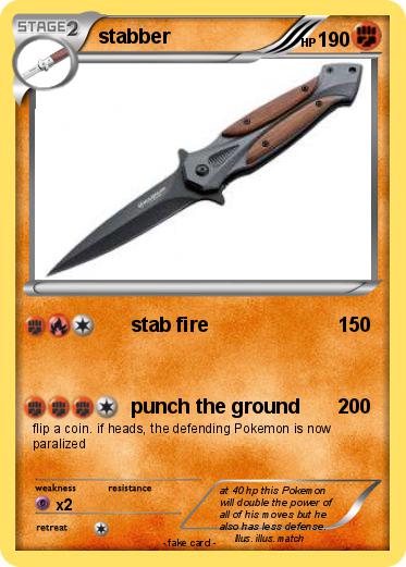 Pokemon stabber