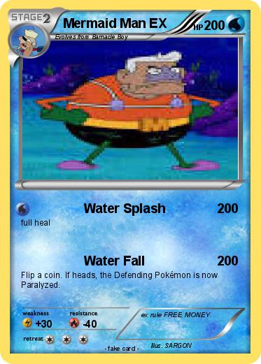 Pokemon Mermaid Man EX