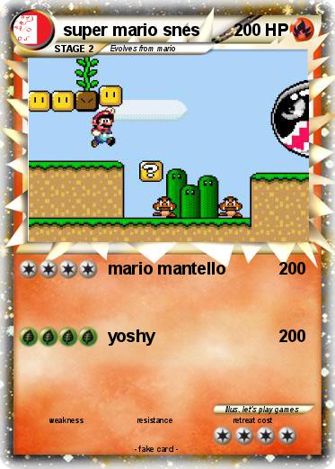 Pokemon super mario snes
