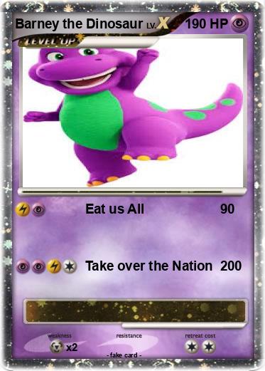 Pokemon Barney the Dinosaur