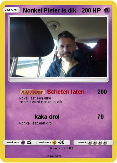 Pokemon Nonkel Pieter is dik