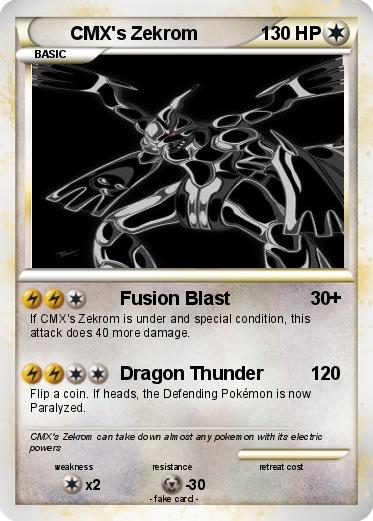 Pokemon CMX's Zekrom