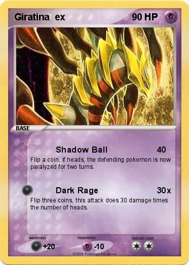 Pokemon Giratina  ex