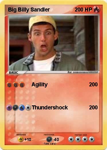 Pokemon Big Billy Sandler