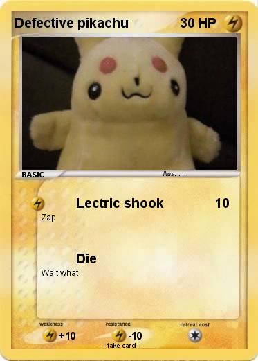 Pokemon Defective pikachu