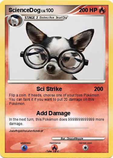 Pokemon ScienceDog