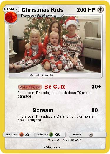 Pokemon Christmas Kids