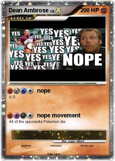 Pokemon Dean Ambrose