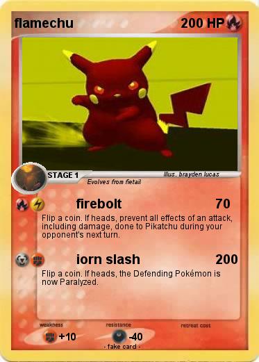 Pokemon flamechu