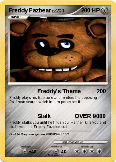 Pokemon Freddy Fazbear