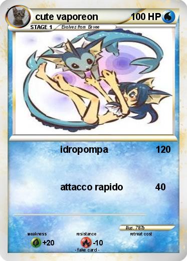 Pokemon cute vaporeon