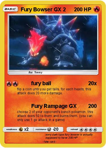 Pokemon Fury Bowser GX 2