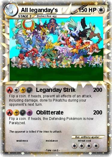 Pokemon All leganday's