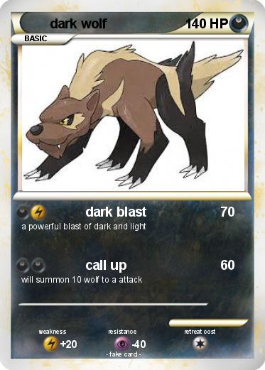 Pokemon dark wolf