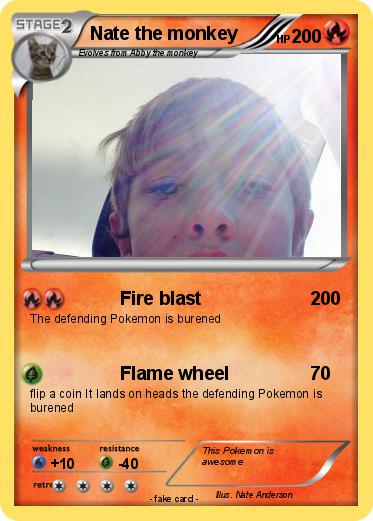 Pokemon Nate the monkey