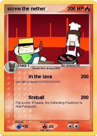 Pokemon screw the nether