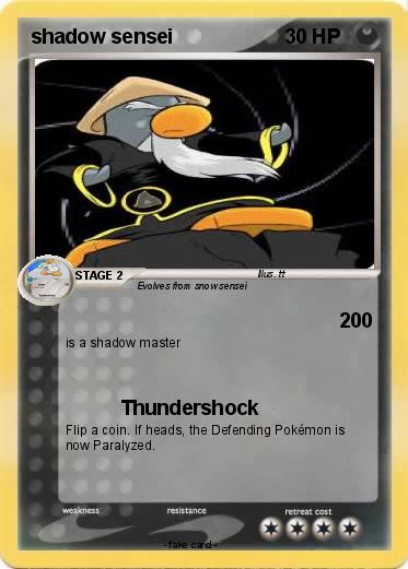 Pokemon shadow sensei