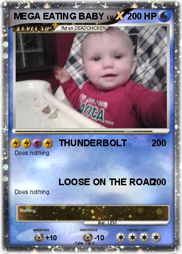 Pokemon MEGA EATING BABY