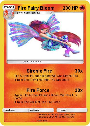 Pokemon Fire Fairy Bloom