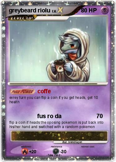 Pokemon greybeard riolu