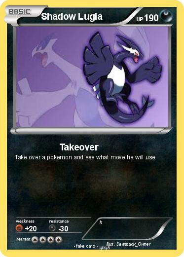 Pokemon Shadow Lugia