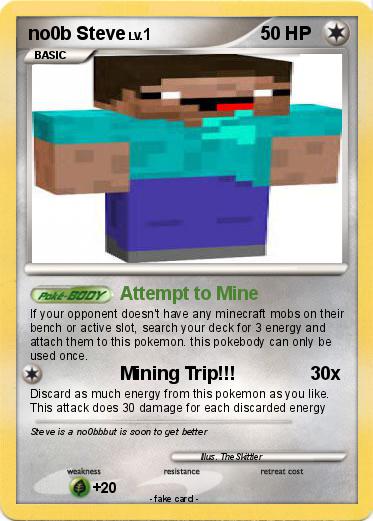 Pokemon no0b Steve