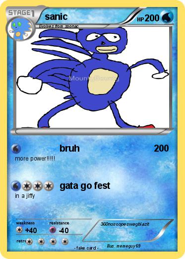 Pokemon sanic