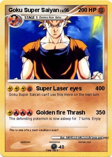 Pokemon Goku Super Saiyan