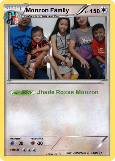 Pokemon Monzon Family