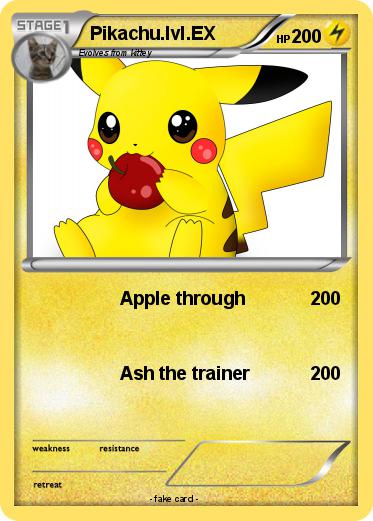 Pokemon Pikachu.lvl.EX