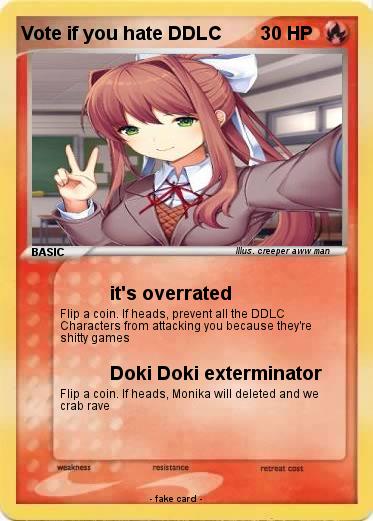 Pokemon Vote if you hate DDLC