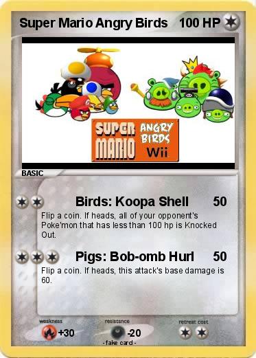 Pokemon Super Mario Angry Birds