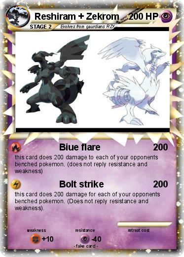 Pokemon Reshiram + Zekrom