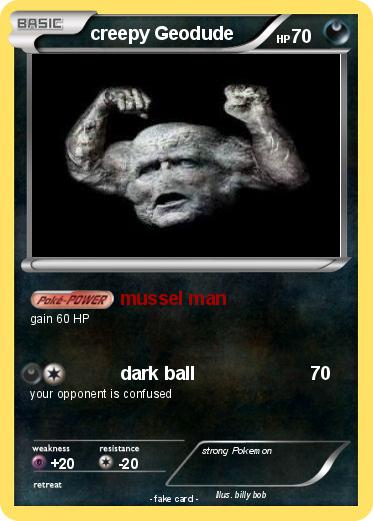 Pokemon creepy Geodude