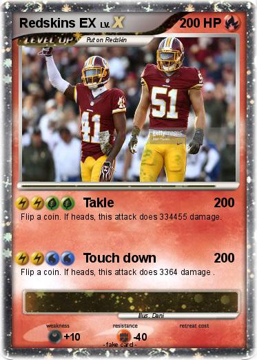 Pokemon Redskins EX