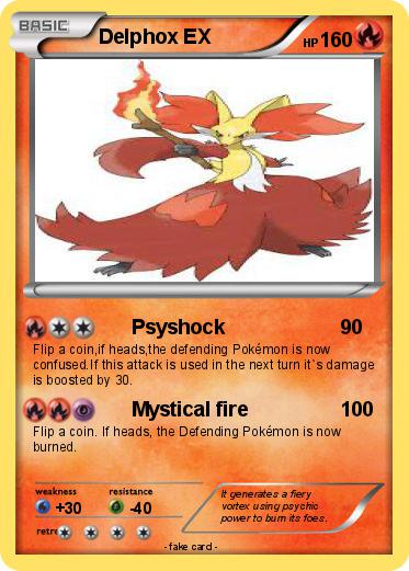 Pokemon Delphox EX