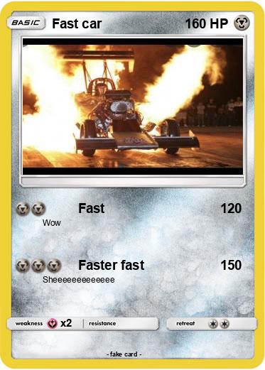 Pokemon Fast car