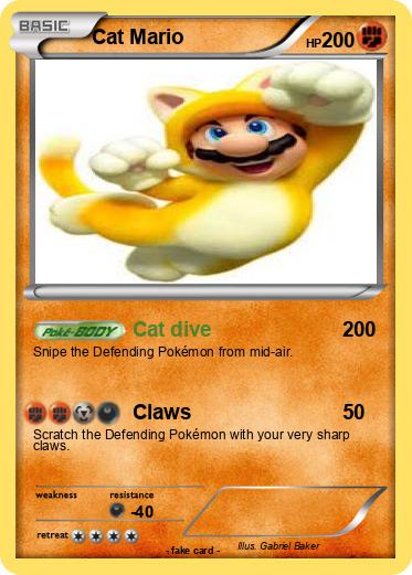 Pokemon Cat Mario