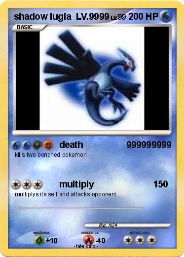 Pokemon shadow lugia  LV.9999