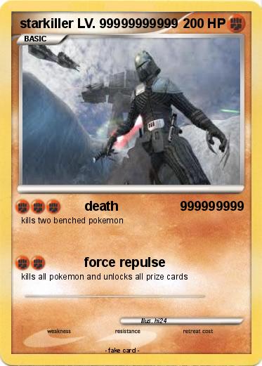 Pokemon starkiller LV. 99999999999