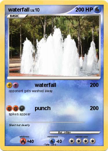 Pokemon waterfall