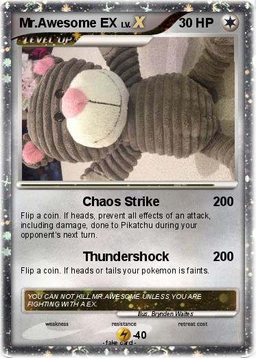 Pokemon Mr.Awesome EX