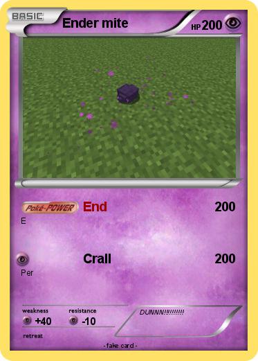 Pokemon Ender mite