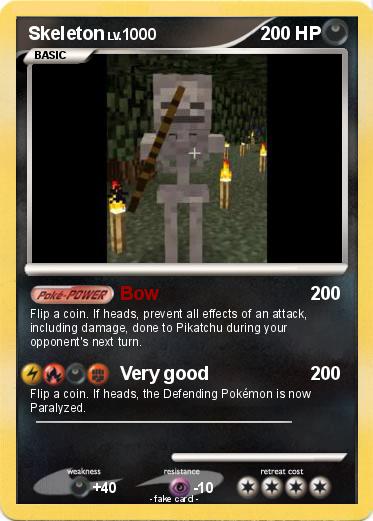Pokemon Skeleton