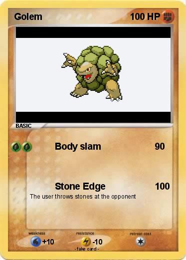 Pokemon Golem