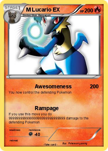 Pokemon M Lucario EX